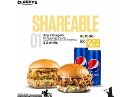 Clucky's Shareable Deal 1 For Rs.1299/-image-1160